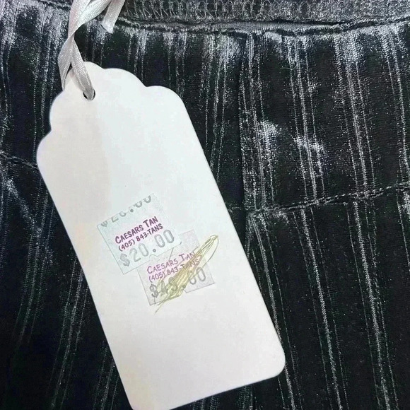 Honey Belle Ribbed High Waist Flare Pants Size M - Picture 2 of 5